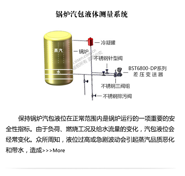 鍋爐汽包液體測(cè)量系統(tǒng)