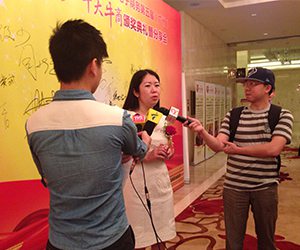 南方衛(wèi)視與珠江電視臺采訪西森運營總監(jiān)