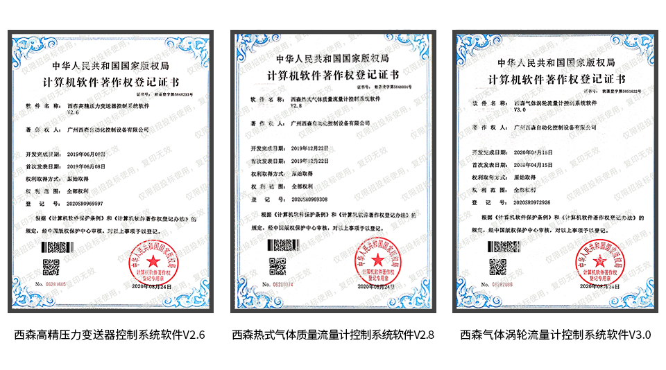 西森計(jì)算機(jī)軟件著作權(quán)登記證書