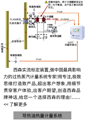 導(dǎo)熱油熱量計(jì)量系統(tǒng)