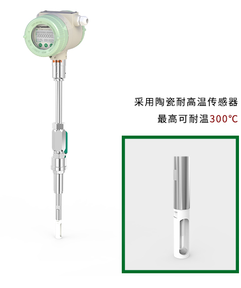 超高溫型熱式氣體質(zhì)量流量計產(chǎn)品特點
